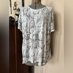 Magnolia Pearl NEW "True Heart" Jersey Native American SITTING BULL T-shirt